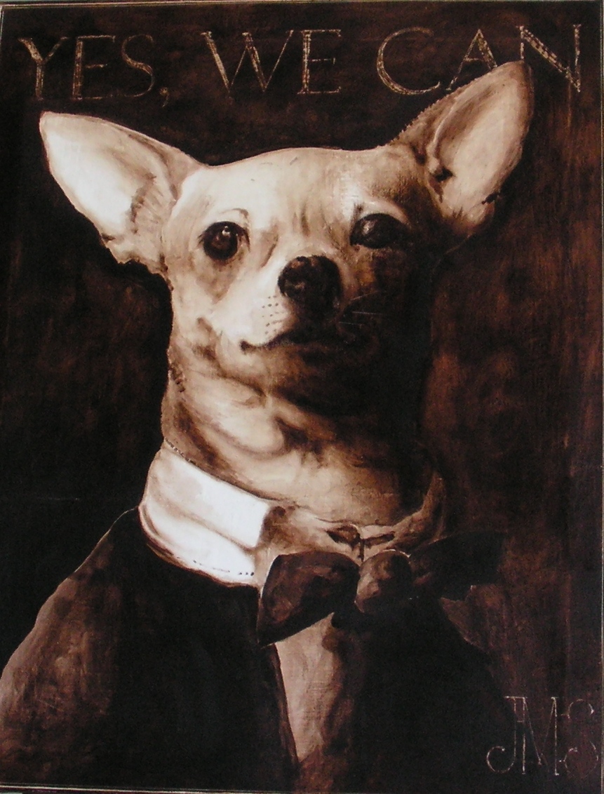  portrait de chien habillé